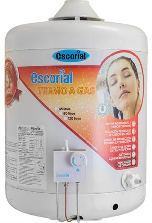 Termotanque Multigas Escorial 43L Carga Superior