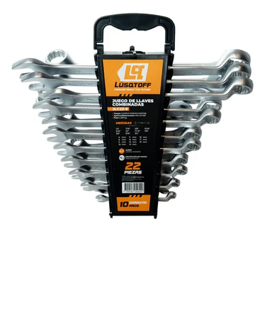 Juego De Llaves Combinadas 22 Piezas Lusqtoff Jlc22-9 Acero
