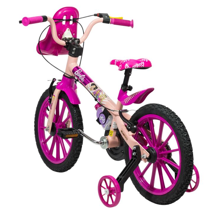 Bicicleta Nathor Barbie Rodado 16 - Vista 3