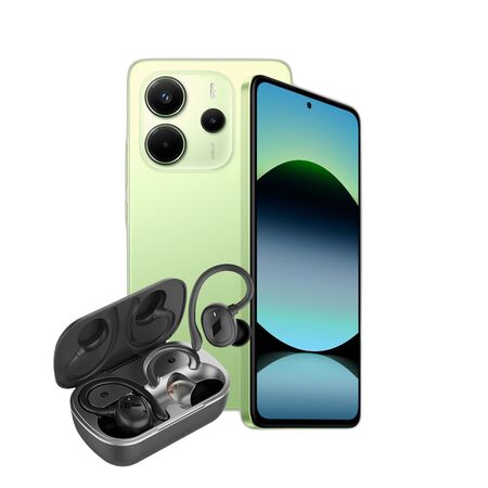 Combo Xiaomi Note 14 6+128GB Lime Green + Auriculares TWS Sport Dekkin