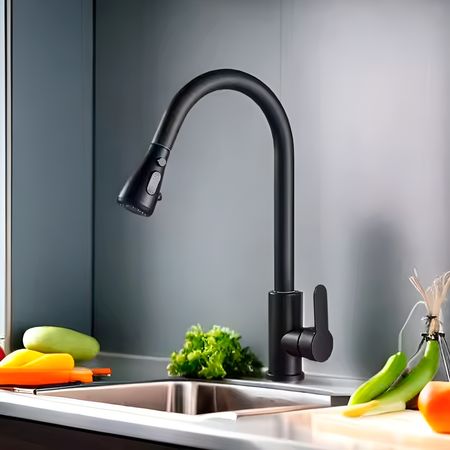 Grifería P/Cocina Monocomando Extensible Novohome Nh-Gc95ng