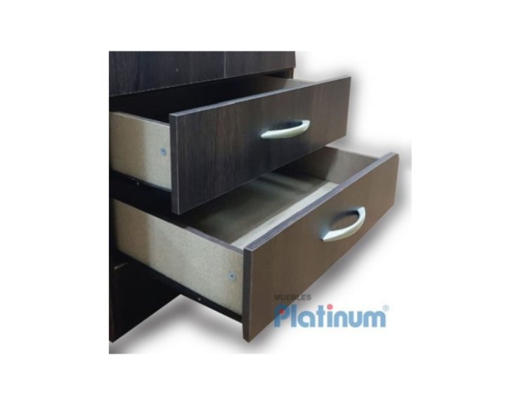 Placard Ls1 3p. 2 Caj Cod.913-08 Tabaco Platinum - Vista 2