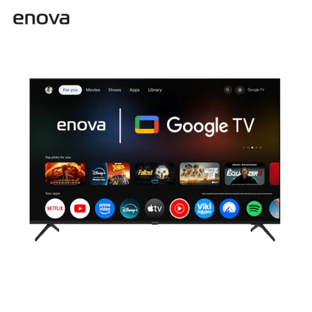Smart Tv Enova 75  Qled 4k Uhd Frameless Google Tv