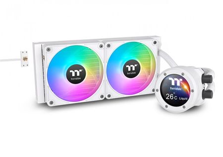 WATER COOLER THERMALTAKE TH240 V2 ULTRA EX ARGB SYNC WATER BLOCK SNOW EDITION