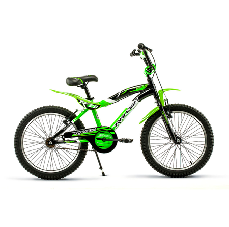 Bicicleta Raleigh MXR20- R.20"- Verde/Negro- Cuadro de aluminio_ Frenos V-Brake- 1Vel.