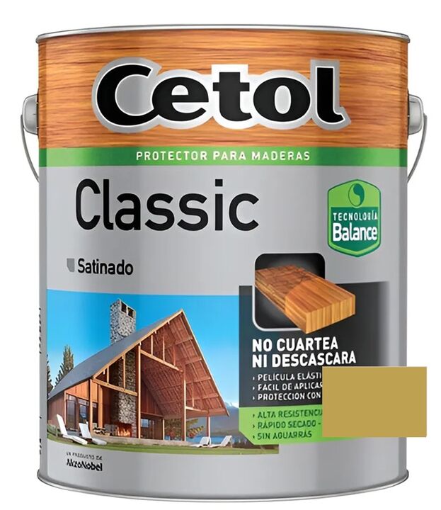 Pintura Cetol Classic Satinado 4Lts - Vista 3