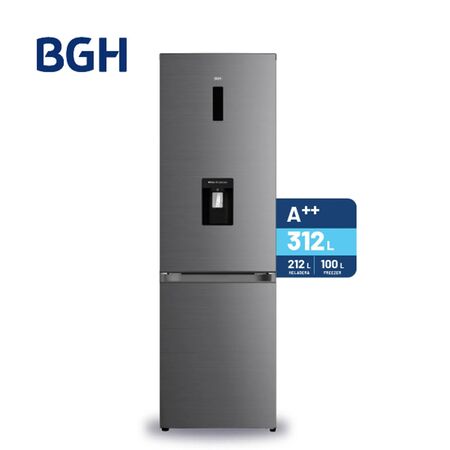Heladera Combi BGH Inverter 312L Dark Inox BRC330I2A
