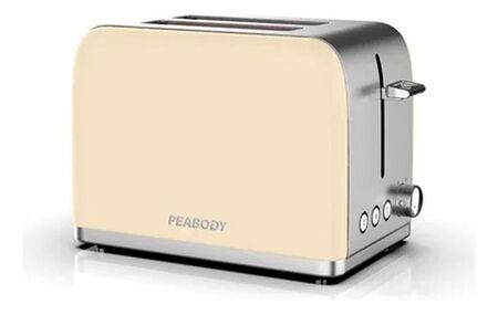Tostadora Peabody Pe-t387i 3 Funciones 6 Niveles 1050w Color Marfil