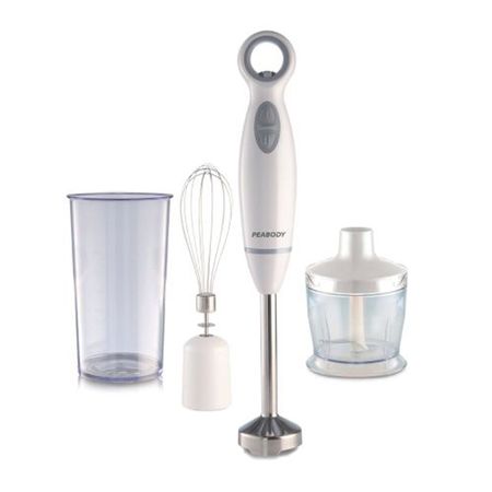 Licuadora Peabody PE-LMA323B de Mano 600W Con Picador Blanca