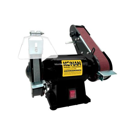 Amoladora De Banco Con Lijadora 250W Konan
