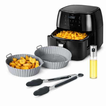 SET 2 moldes de silicona, aceitera en spray y pinza