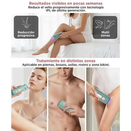 Depiladora Definitiva Laser Flyz Gadnic Portátil 5 Modos 2w
