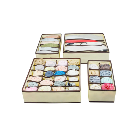 Organizador de Ropa para Cajon M002 Waggs 4 Piezas 45 Divisiones