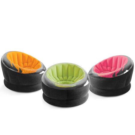 Sillon Inflable Intex Empire 112 X 109 X 69 Cm Colores Surtidos