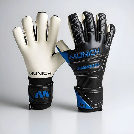 Guantes Arquero Munich Guardiano Varillas Soft Grippy Latex 5 5 Negro/Azul Negro/Azul