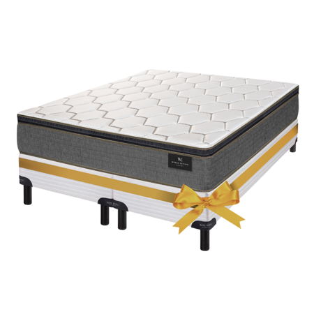 COLCHON SOMMIER DE REGALO KING KOIL CREATION RESORTES 160X200
