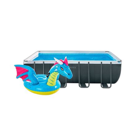Combo Pileta Intex 17203L + Flotador Dragon