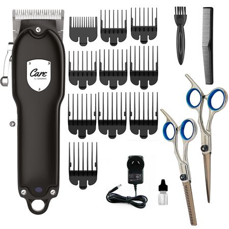 Cortadora de Pelo Gadnic CP8000 Recargable + Tijeras Profesionales Peluquería
