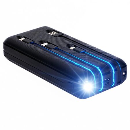 Power Bank Cargador 25000 Mah Gadnic Cable Micro Usb Tipo C iPhone