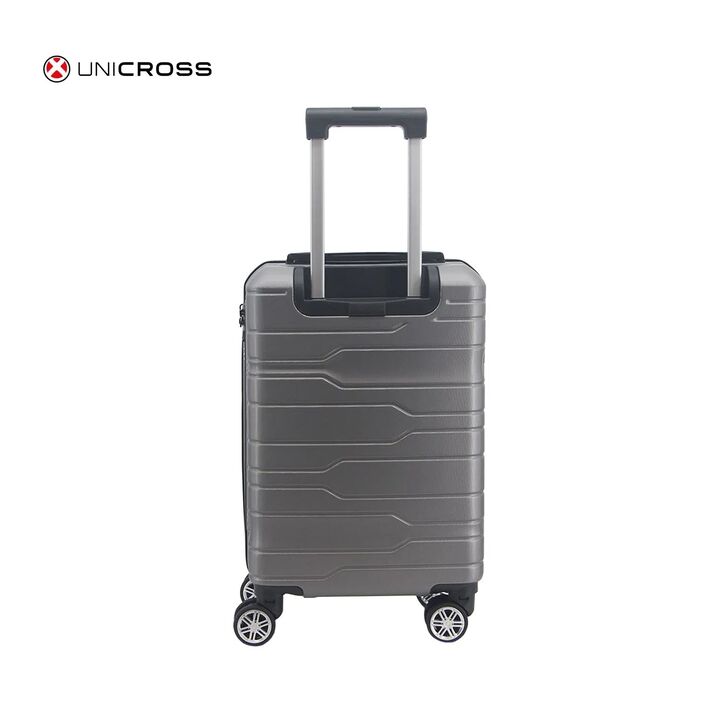 Valija Gris Carry On Unicross ABS 20 Ideal Cabina Ruedas 360° - Vista 5