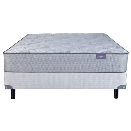 Colchon y Sommier Inducol Onix Queen Size 150x190 de Resortes Bonnell y Jackard
