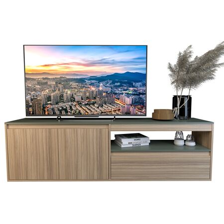Rack Tv 1.75 Mts Linea Terrae Tables Cod: 4028 Cocobolo y Safari