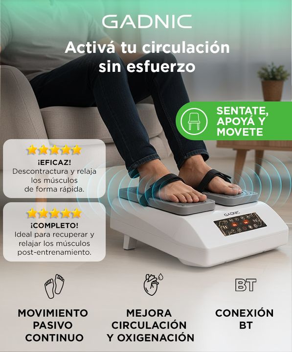 Masajeador Gadnic Easy Move Magnet Pro Piernas y Pies 3 Niveles - Vista 2