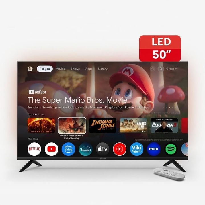 SMART TV TELEFUNKEN TK5026UG6G 50 PULGADAS 4K ULTRA HD GOOGLE TV - Vista 1