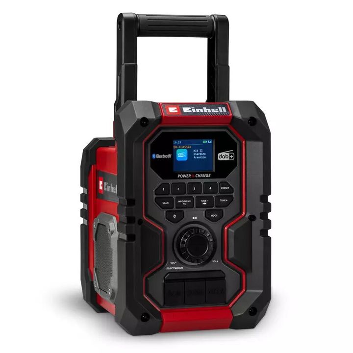 Einhell Radio inalambrica TE-CR 18 Li DAB+/FM/BT - Solo - Vista 1
