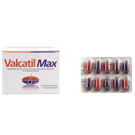 Valcatil Max Tratamiento Anti Caída Del Cabello X 60 Comp