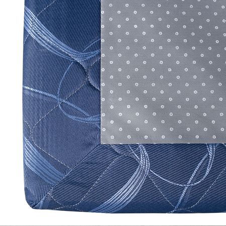 Sommier y Colchon Espejo de Luna 1 Plaza 80x190x30 de Resortes Bonnell Doble Pillow de Jackard
