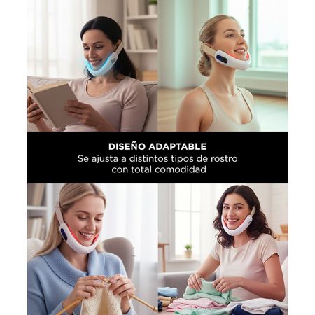 Mascara Facial de Electroestimulación Gadnic Reductora Lifting 7W 5V