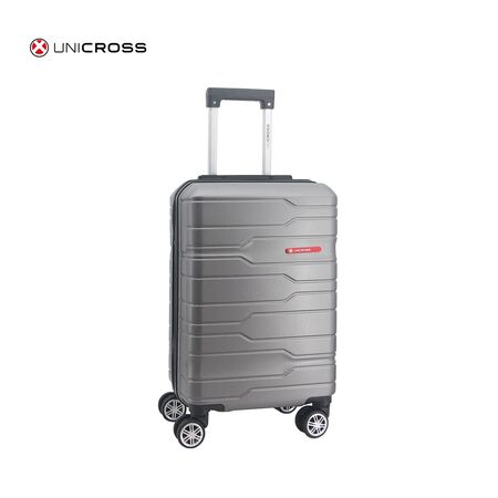 Valija Gris Carry On Unicross ABS 20 Ideal Cabina Ruedas 360°