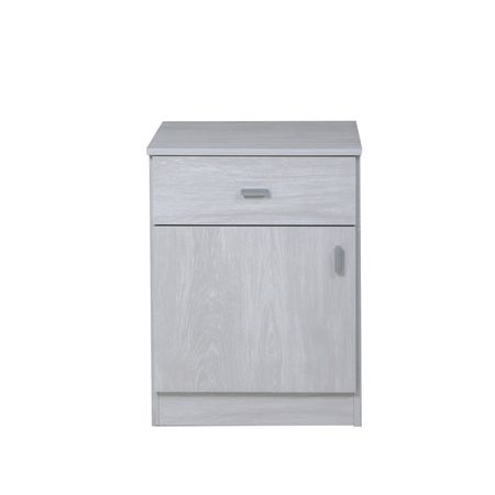 Mesa de Luz con 1 Cajon y 1 Puerta Nevada