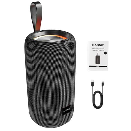 Parlante Portátil EchoGo Gadnic Bluetooth Con Luz RGB 