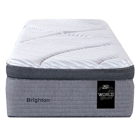 Colchon King Koil Brighton 1 Plaza y Media 100x190cm Resortes Pocket Europillow Viscoelastico