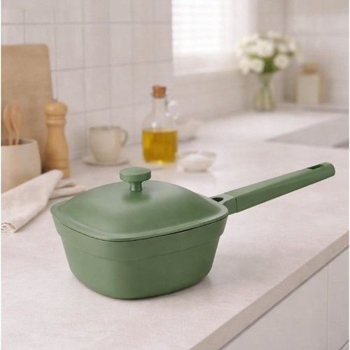 Cacerola Antiadherente Carol 18cm de Aluminio Fundido Verde - Vista 2