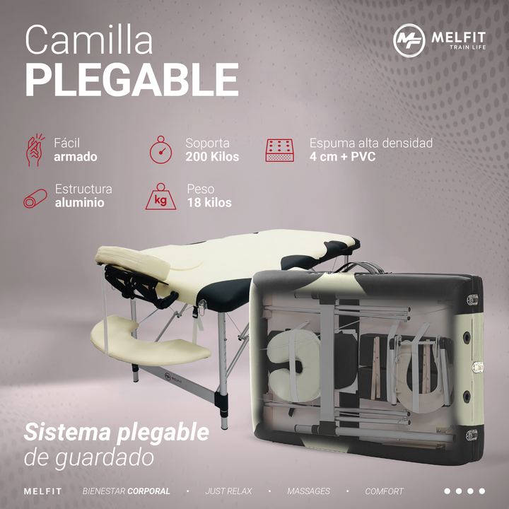 Camilla Masajes Depilacion Plegable Reforzada - Vista 9