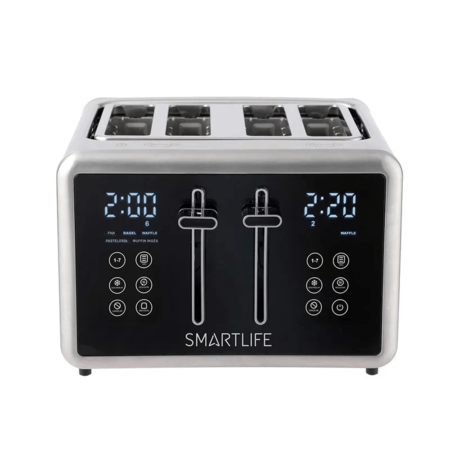 TOSTADOR ELECTRICO SMARTLIFE SL-TOD1520 7 NIVELES DIGITAL TOUCH DOBLE