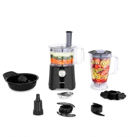 Procesadora Con Licuadora 650w Lp8425nap Negra Atma