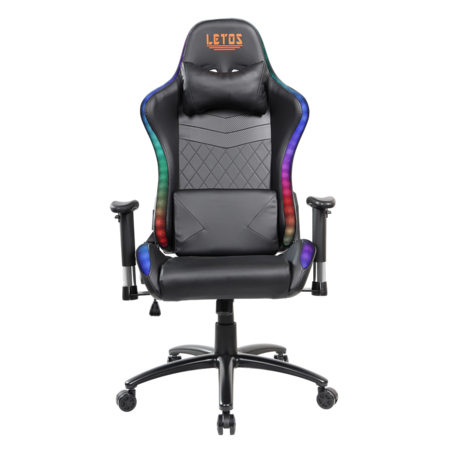 Silla Gamer LETOS LE-LUBK con Luces RGB 
