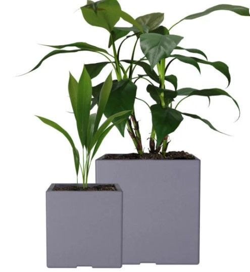 Set x2 Macetas Rotomoldeo Cubo 30/40 - Vista 4
