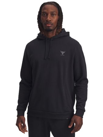 Buzo Under Armour Project Rock Rival Fleece Hombre Training Negro