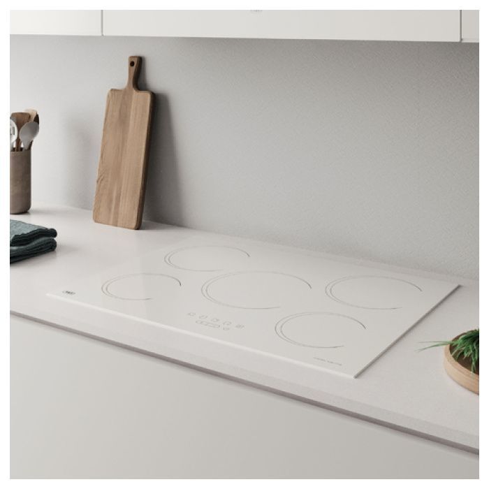 Anafe Electrico TST Vitroceramico Blanco 2 Hornallas - Vista 2