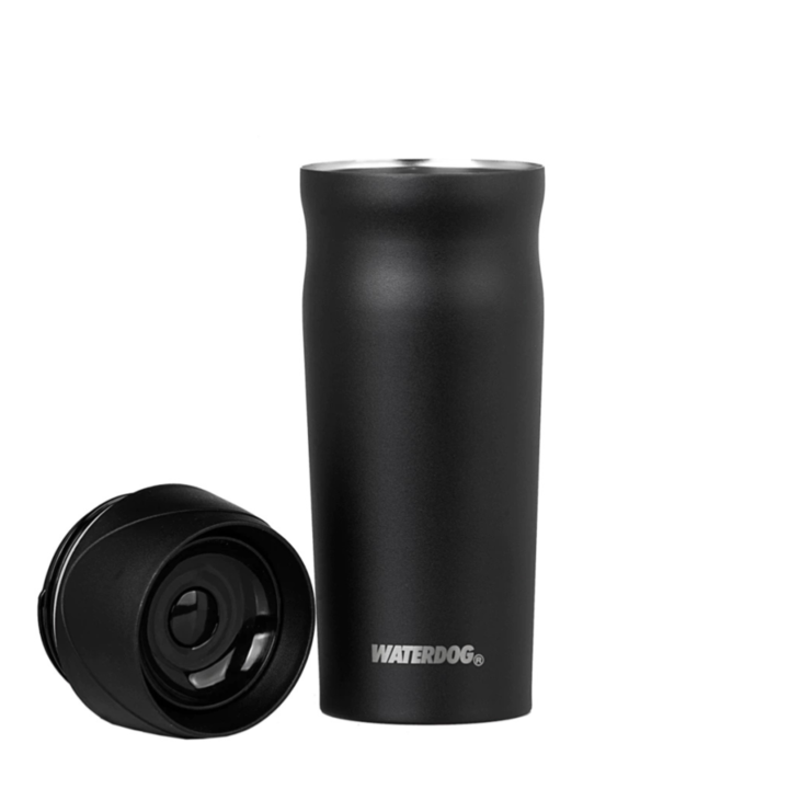 VASO WATERDOG 450CC CON TAPA PLASTICA (C:NEGRO BOSSA450BK) - Vista 2