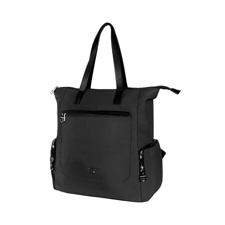 Las Oreiro Cartera Mochila 2 En 1 Mochila Mujer Color Negro