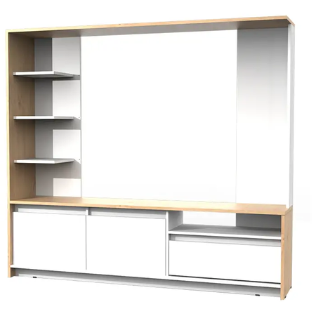 Rack Tv Con Cajon Dielfe Niza Cen180-Rk Roble Bardolino
