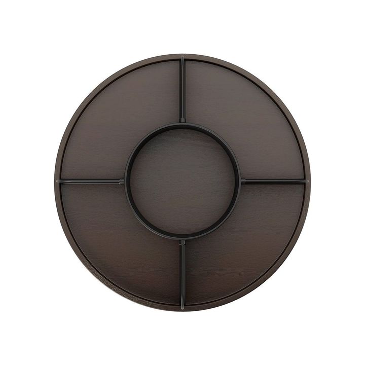 Tabla De Madera Organizadora Especias Umbra Madera Negro - Vista 4