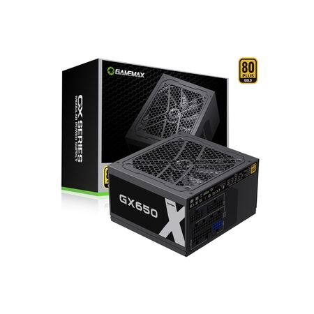 Fuente 650W Gamemax 80 Plus Gold GX650M