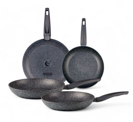 Set de Sartenes Antiadherentes Tvs Mineralia 4 Pzs Inducción